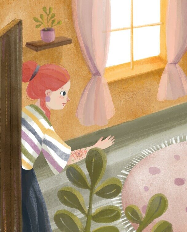 Ilustrace do knížky o zoubkách